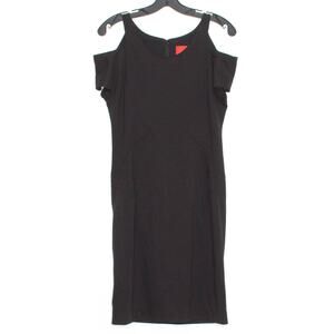 NWT Z Spoke Zac Posen Dress Cold Shoulder Minimalist Classic Timeless Black 8